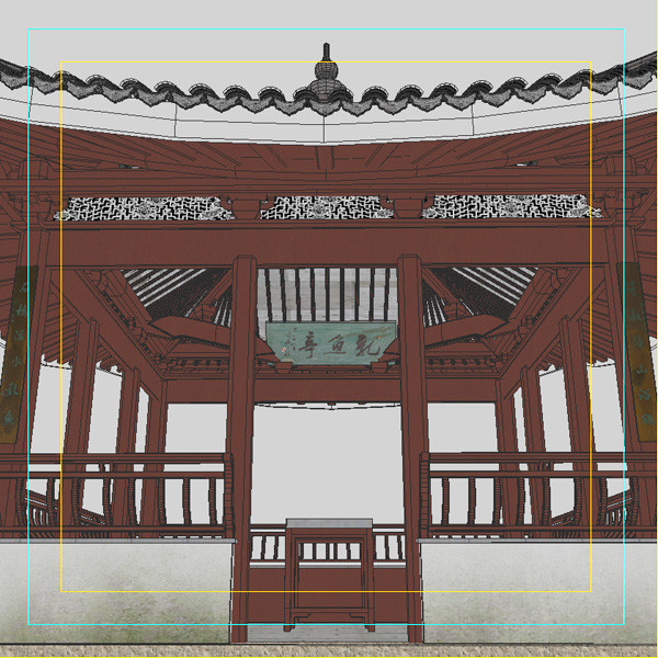 max chinese pavilion - 110130 Pavilion 02 by Net3D